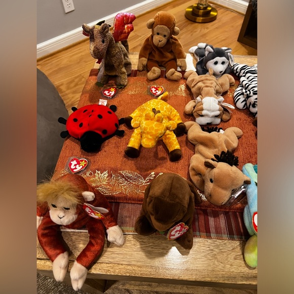 40 new Beanie Babies (36 with tags att, 3 with tags incl, 1 miss tag) - Picture 6 of 10